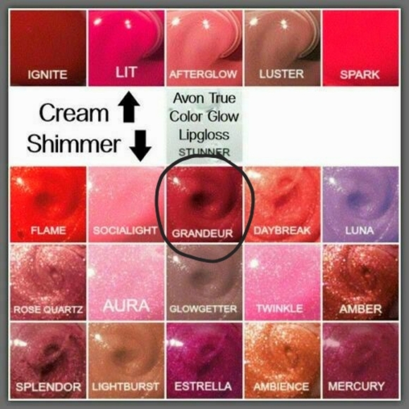 Avon True Colour Lip Glow Lip Gloss - Grandeur - Picture 3 of 3